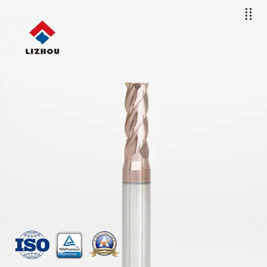 HSS (high speed steel) 4 Flute Carbide Square End Mill for Hardened Steel